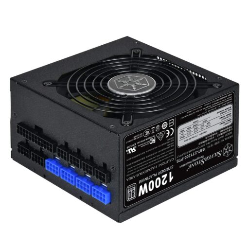 SilverStone Technology 1200 Watt Fully Modular 80 Plus Platinum Power Supply in Ultra Compact 140MM in Depth ST1200-PTS - Image 7
