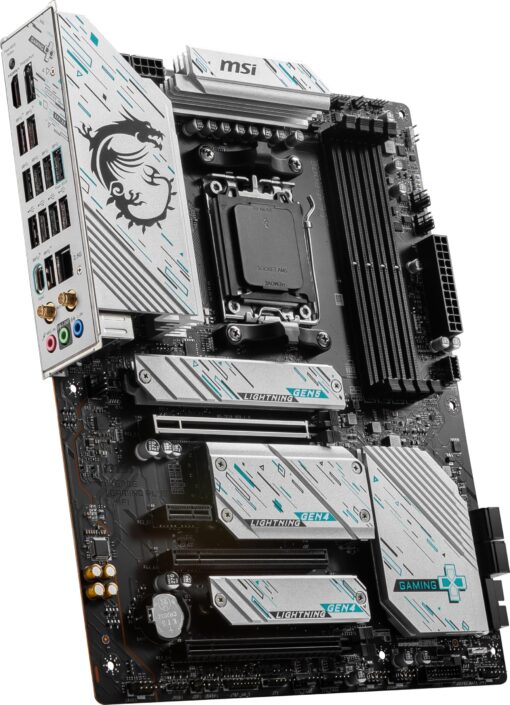 MSI X670E GAMING PLUS WIFI Gaming Motherboard (AMD Ryzen 9000/8000/7000 Series Processors, AM5, DDR5, PCIe 5.0, SATA 6Gb/s, M.2 slots, USB 3.2 Gen 2, Wi-Fi 6E, Bluetooth 5.3, 2.5Gbps LAN, HDMI/DP,ATX) - Image 5