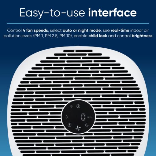 BLUEAIR Air Purifiers for Large Rooms, Cleans 3,048 Sqft In One Hour, HEPASilent Smart Air Cleaner For Home, Pets, Allergies, Virus, Dust, Mold, Smoke - Blue Pure 211i Max - Image 5