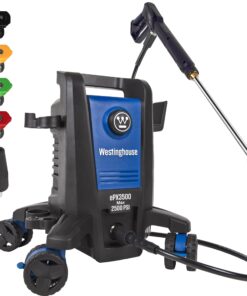 Westinghouse ePX3500 Electric Pressure Washer, 2500 Max PSI 1.76 Max GPM with Anti-Tipping Technology, Onboard Soap Tank, Pro-Style Steel Wand, 5-Nozzle Set, for Cars/Fences/Driveways/Home/Patios