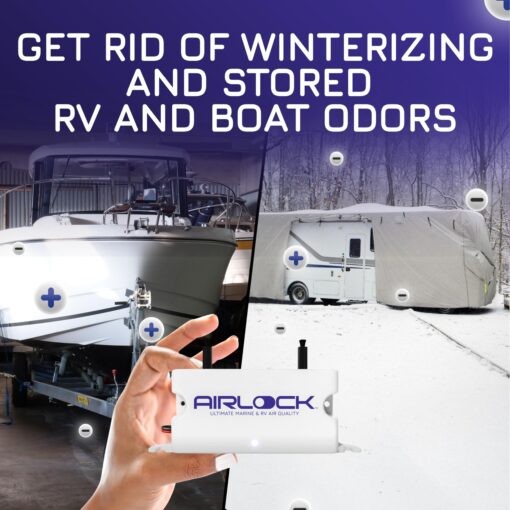 AIRLOCK One - Boat & RV Air Purifier - Eliminate Smells in Boats & RVs | Boat Accessories | RV Accessories | Easy to Install | Maintenance-Free | Deodorizer Odor Eliminator - Image 2