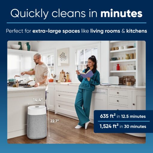 BLUEAIR Air Purifiers for Large Rooms, Cleans 3,048 Sqft In One Hour, HEPASilent Smart Air Cleaner For Home, Pets, Allergies, Virus, Dust, Mold, Smoke - Blue Pure 211i Max - Image 10