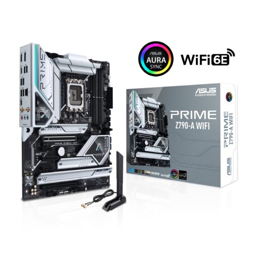 ASUS Prime Z790-A WiFi 6E LGA 1700(Intel 14th,13th&12th) ATX Motherboard (16+1 DrMOS, PCIe 5.0,DDR5,4X M.2 Slots,2.5 Gb LAN,USB 3.2 Gen 2 Front Panel Type-C, Thunderbolt 4/USB4, DP) - Image 3