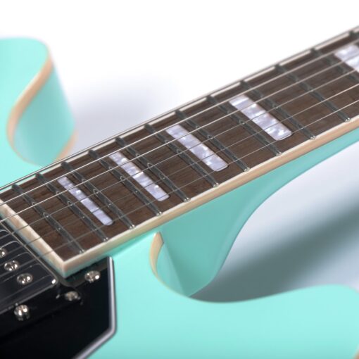 Redid Semi-Hollow Body Electric Guitar RD-100 Jazz Guitar with F-Hole,Maple neck,humbucker Pickups(Green) - Image 3