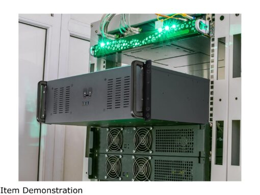 Rosewill 4U Server Chassis Rackmount Case | 11x 3.5 Bays, 3X 5.25 Devices| ATX, CEB Compatible | 2 120mm PWM Fan, 2 80mm PWM Fans | 2X USB 3.0, 1 USB-C 3.1 | Front Panel Lock and Key | - RSV-R4200U - Image 6