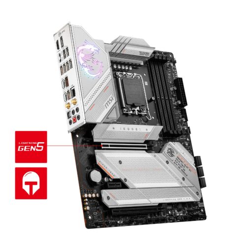 MSI MPG Z790 Edge WiFi Gaming Motherboard (Supports 12th/13th Gen Intel Processors, LGA 1700, DDR5, PCIe 5.0, M.2, 2.5Gbps LAN, USB 3.2 Gen2, Wi-Fi 6E, ATX) (Renewed) - Image 4