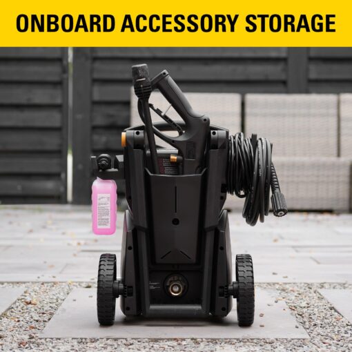 CAT Electric Pressure Washer 1850 PSI 1.4 GPM with 20' high-Pressure Hose, Quick Release Gun, 3-in-1 Nozzle Lance, Foam Cannon Water Pressure Washers, Power Washer for Your Home Patio, Driveway & RV - Image 3
