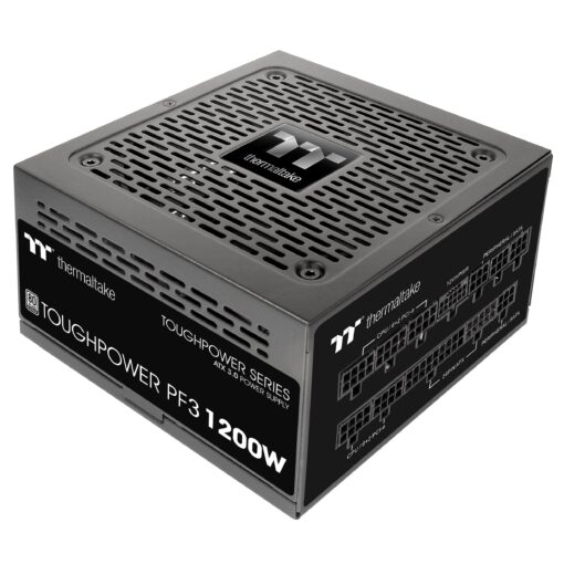 Thermaltake Toughpower PF3 ATX 3.0 1200W 80+ Platinum Full Modular SLI/Crossfire Ready Power Supply; PCIe 5.0 12VHPWR Connector Included; 10 Year Warranty; PS-TPD-1200FNFAPU-L