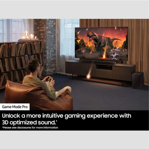 SAMSUNG HW-Q600C 3.1.2ch Soundbar w/Dolby Audio, Q-Symphony, Adaptive Sound, HDMI eARC, Game Mode Pro, Bluetooth, Acoustic Beam, Tap Sound - Image 7