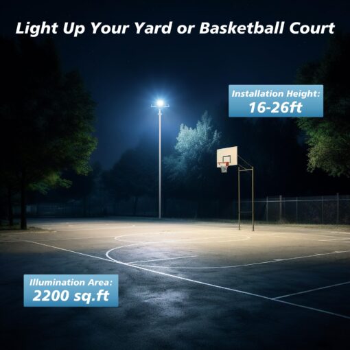 OKPRO 12000W Solar Street Lights Outdoor, 7000K Solar Parking Lot Lights Commerical Dusk to Dawn, Outdoor Street Light Heavy Duty, Wide Angle Solar Flood Lights IP66 Waterproof with Remote Control - Image 4