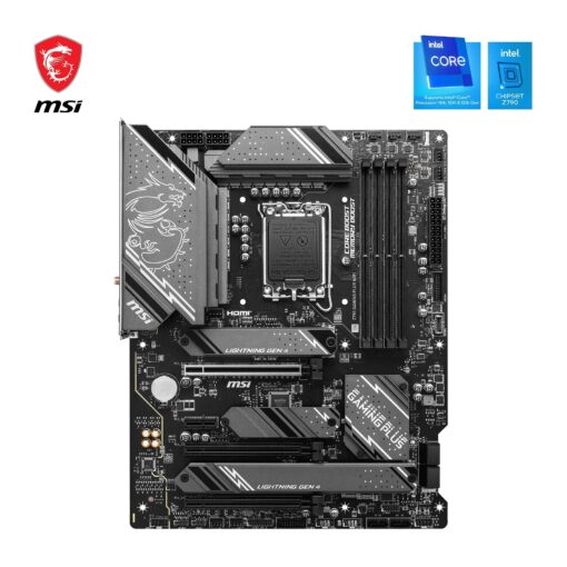MSI Z790 GAMING PLUS WIFI Motherboard, ATX - Supports Intel 14th, 13th & 12th Gen Core Processors, LGA 1700 - DDR5 Memory Boost 7200+MHz/OC, 1 x PCIe 5.0 x16, 4 x M.2 Gen4, 2.5G LAN, Wi-Fi 6E - Image 7