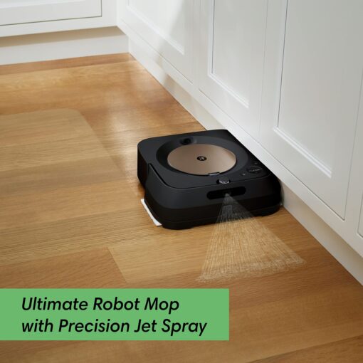 iRobot Braava Jet m6 (6012) Ultimate Robot Mop- Wi-Fi Connected, Precision Jet Spray, Smart Mapping, Works with Alexa, Ideal for Multiple Rooms, Recharges and Resumes, Black - Image 14