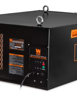 WEN AF1270 4.2-Amp 3-Speed Remote-Controlled Industrial-Strength Air Filtration System (750/950/1270 CFM) , Black