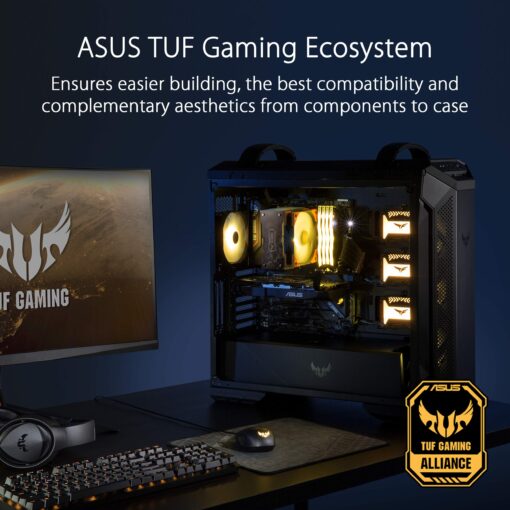 ASUS TUF Gaming GT501 Mid-Tower Computer Case for up to EATX Motherboards with USB 3.0 Front Panel Cases GT501/GRY/WITH Handle - Image 2