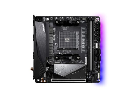 GIGABYTE B550I AORUS PRO AX (AM4 AMD/B550/Mini-Itx/Dual M.2/SATA 6Gb/s/USB 3.2 Gen 1/WiFi 6/2.5 GbE LAN/PCIe4.0/Realtek ALC1220-Vb/DisplayPort 1.4/2xHDMI 2.0B/RGB Fusion 2.0/DDR4/Gaming Motherboard) - Image 6