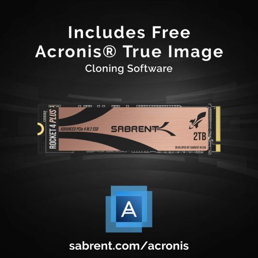 SABRENT 2TB Rocket 4 Plus NVMe 4.0 Gen4 PCIe M.2 Internal SSD Extreme Performance Solid State Drive R/W 7100/6600MB/s (Latest Version) (SB-RKT4P-2TB) - Image 8