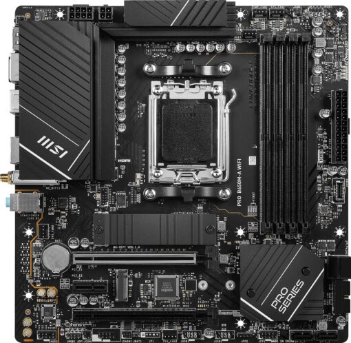 INLAND CPU AMD Ryzen 5 7600X CPU Processor with MSI PRO B650M-A WiFi ProSeries Motherboard (AM5, mATX, DDR5, M.2, USB 3.2 Gen 2, Wi-Fi 6E), Sold by Micro Center - Image 5