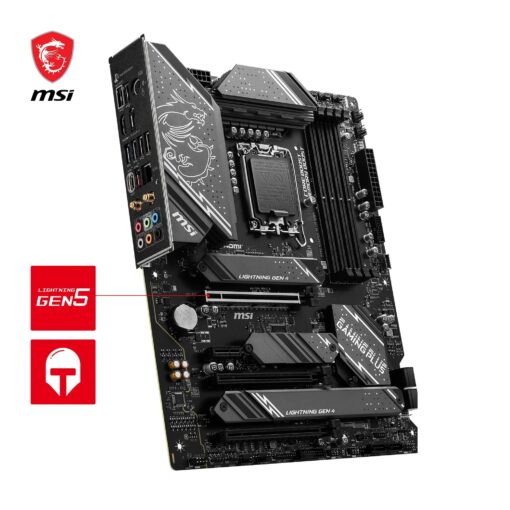 MSI Z790 GAMING PLUS WIFI Motherboard, ATX - Supports Intel 14th, 13th & 12th Gen Core Processors, LGA 1700 - DDR5 Memory Boost 7200+MHz/OC, 1 x PCIe 5.0 x16, 4 x M.2 Gen4, 2.5G LAN, Wi-Fi 6E - Image 4