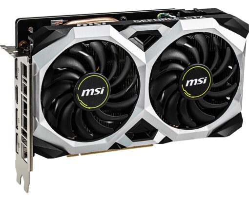 MSI Gaming GeForce GTX 1660 Ti 192-bit HDMI/DP 6GB GDRR6 HDCP Support DirectX 12 Dual Fan VR Ready OC Graphics Card (GTX 1660 TI VENTUS XS 6G OC) - Image 4