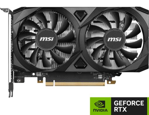 MSI Gaming RTX 3050 Ventus 2X 6G OC Graphics Card (NVIDIA RTX 3050, 96-Bit, Boost Clock: 1492 MHz, 6GB GDDR6 14 Gbps, HDMI/DP, Ampere Architecture) - Image 5