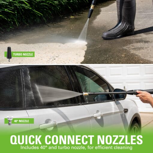 Greenworks 1800 PSI (1.1 GPM) Electric Pressure Washer PWMA Certified - Image 5
