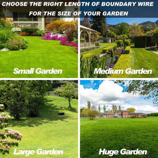 Multisland Universal Robotic Mower Boundary Wire Automatic Lawnmower 16 Gauge AWG 3.4 mm Perimeter Wire for Husqvarna/Gardena/Worx and Other Robot Lawnmower Brands, 458M/1500FT - Image 2
