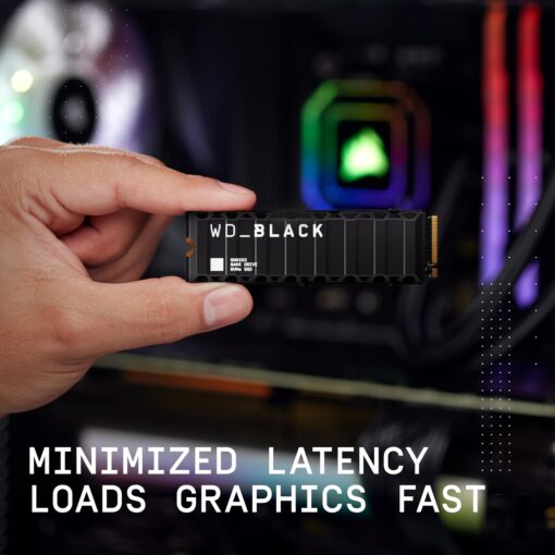 WD_BLACK 4TB SN850X NVMe Internal Gaming Solid State Drive with Heatsink - Works with PlayStation 5, Gen4 PCIe, M.2 2280, Up to 7,300 MB/s - WDS400T2XHE - Image 6