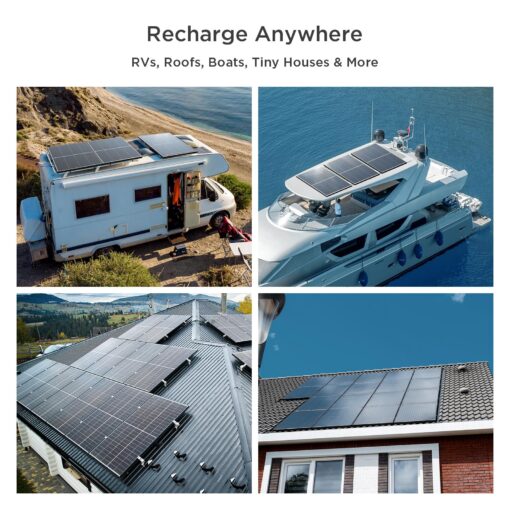 Callsun N-Type 16BB 200W Bifacial Solar Panel, 200 Watt Solar Panel 12V, 25% High Efficiency Monocrystalline PV Module for RV Camper Marine Home Rooftop Power Station Off-Grid Systems (1 Pack 200W) - Image 2