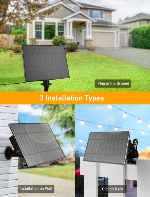 Brightown 208FT Solar String Lights Outdoor Waterproof with Remote, Solar Patio Lights with 100 Shatterproof LED Bulbs, 3 Light Mode, Dimmable & Timer, Hanging String Lights for Porch Garden Bistro - Image 5