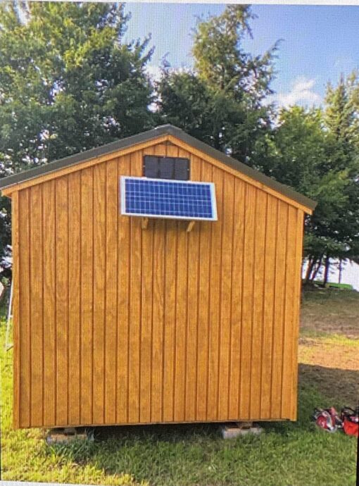 Amtrak Solar Powerful 100-Watt Galvanized Steel Solar Attic Fan Cools, Ventilates Exhaust Your House, Garage or RV and Protects Against Moisture Build-up (Angle Brackets) - Image 6