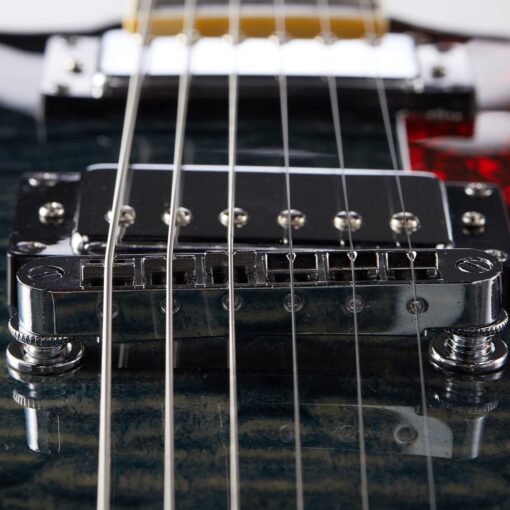 GROTE Jazz Electric Guitar Semi-Hollow Body Trapeze Tailpiece Bridge Guitar Gig Bag(Black02) - Image 4