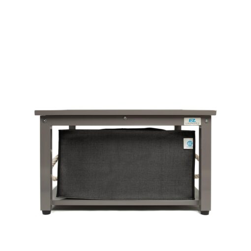 EZ Laundry Laundry Pedestal for Washer and Dryer | 29-Inch Stand with Adjustable Feet | Elevates 16" | includes Drain Pan & Hose | Anti-Vibration Steel | Fits All 29" Wide Washer/Dryer Brands (Grey) - Image 5