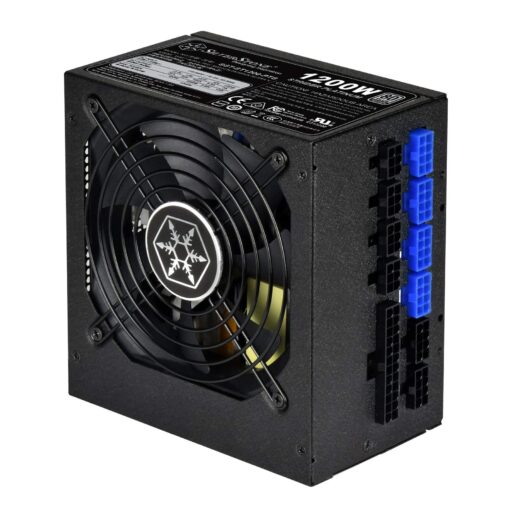 SilverStone Technology 1200 Watt Fully Modular 80 Plus Platinum Power Supply in Ultra Compact 140MM in Depth ST1200-PTS - Image 8