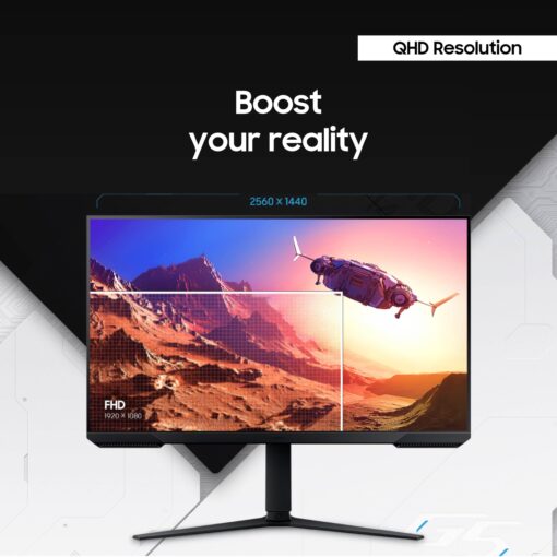SAMSUNG 27-Inch Odyssey G55C Series QHD 1000R Curved Gaming Monitor, 1ms(MPRT), HDR10, 165Hz, AMD Radeon FreeSync, Eye Care, LS27CG552ENXZA, 2024 - Image 17