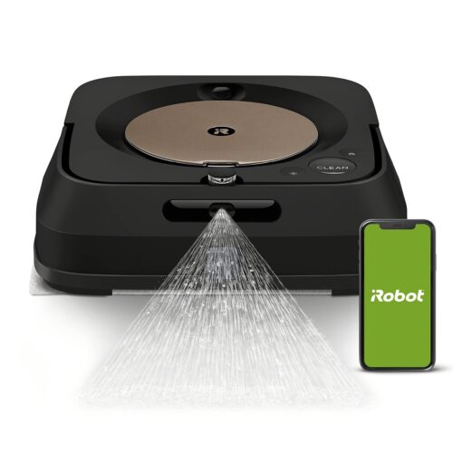 iRobot Braava Jet m6 (6012) Ultimate Robot Mop- Wi-Fi Connected, Precision Jet Spray, Smart Mapping, Works with Alexa, Ideal for Multiple Rooms, Recharges and Resumes, Black