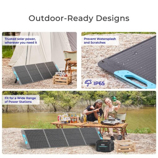 Renogy 200W Portable Solar Panel, IP65 Waterproof Foldable Solar Panel Power Backup, Solar Charger for Power Station RV Camping Off Grid - Image 6