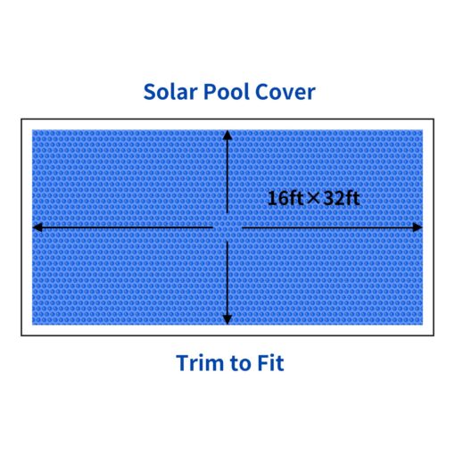 BigXwell Solar Pool Cover, 12Mil 16x32 Foot Rectangle for Above-Ground and In-Ground Pools, 1200Series (16x32 FT) - Image 3