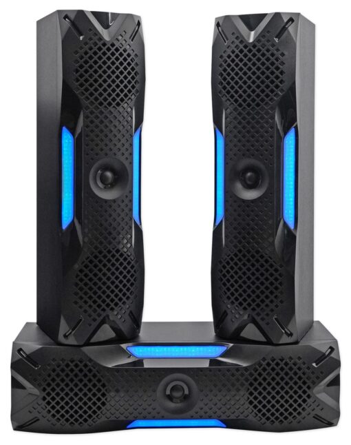 Rockville HTS56 1000W 5.1 Channel Home Theater System with 8" Subwoofer, Bluetooth, USB, Includes Remote, LED Light Effects - Perfect for Movies, Music, Karaoke - Image 9
