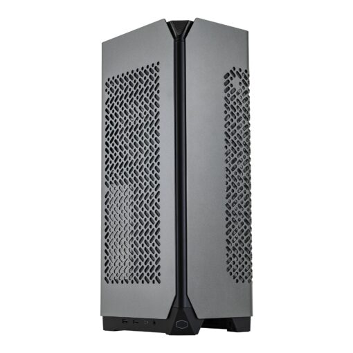 Cooler Master NCORE 100 MAX ITX SFF Tower Case, Custom 120mm AIO, 850W SFX Gold ATX3.0 PSU, 4 Slot GPU, Vertical Mount GPU, PCIe 4.0 Riser, Anodized Aluminum, USB Type C (NR100-MNNN85-SL0)