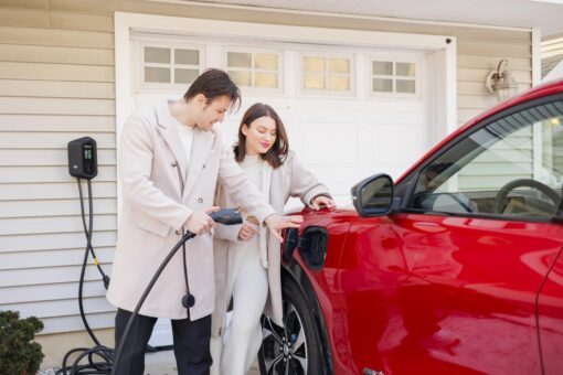 MACH 1: Fast 48 Amp Level 2 EV Charger, Wall-Mount Electric Vehicle Charging Station, 200-240V Hardwire or NEMA 14-50. J1772 car Connector & Tesla NACS, Indoor/Outdoor, 30ft Cable evse Adapter - Image 3
