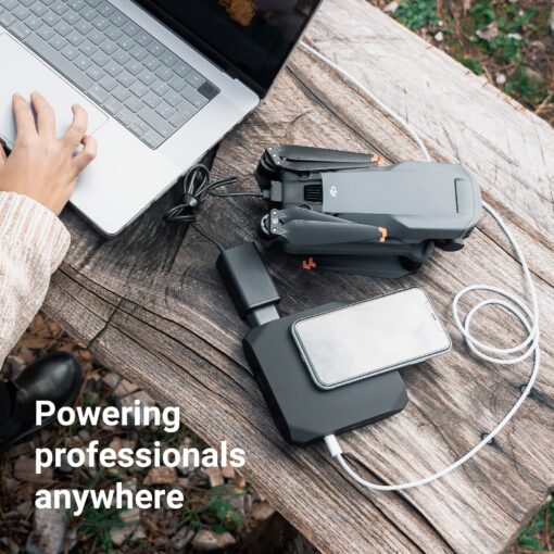 Omni 20+ Professional Premium Portable Power Bank with AC Outlet 20,000mAh/71Wh,Laptop Power Bank,Universal Charger for All Devices, Fast Charging USB-C & QC 3.0, Travel-Friendly Power Solution - Image 7