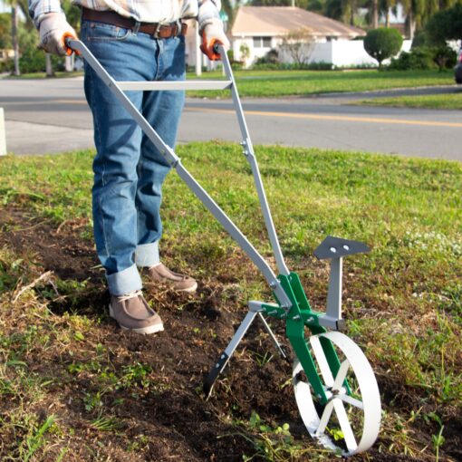 Varomorus High Wheel Cultivator, Self Cleaning Steel Single Wheel Hoe, Modular Plow Garden Tool for Gardening - Image 5