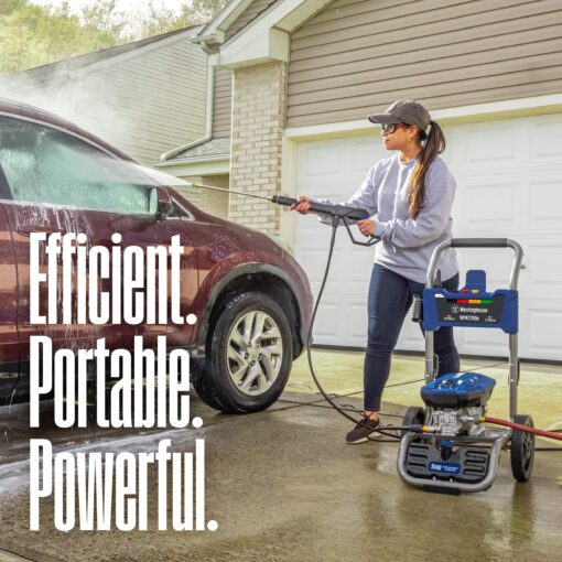 Westinghouse WPX2700e Electric Pressure Washer, 2700 PSI and 1.76 Max GPM, Induction Motor, Onboard Soap Tank, Spray Gun and Wand, 5 Nozzle Set, for Cars/Fences/Driveways/Homes/Patios/Furniture - Image 9