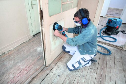 BOSCH GET75-6N Electric Orbital Sander, Polisher - 7.5 Amp, Corded, 6 Inch Disc Size - Dual-Mode: Random Orbit & Turbo - Image 2