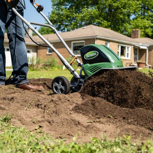 Scotts Outdoor Power Tools TC70135SS Garden Tiller, 16-Inch, 13.5-Amp, Green - Image 8