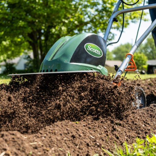 Scotts Outdoor Power Tools TC70135SS Garden Tiller, 16-Inch, 13.5-Amp, Green - Image 6