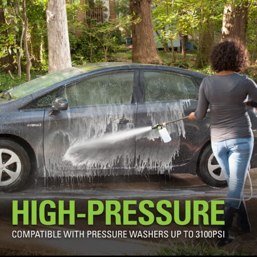 Greenworks 2000 Max PSI @ 1.1 GPM (13 Amp) Electric Pressure Washer GPW2000-1RG + Surface Cleaner Universal Attachment 30012 - Image 2