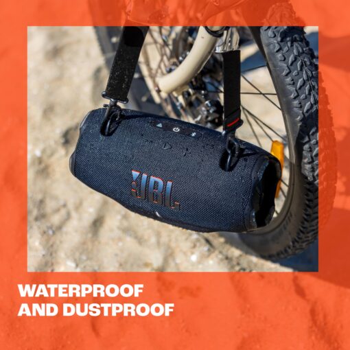 JBL Xtreme 4 - Portable Bluetooth Speaker, Powerful Sound and Deep Bass, IP67 Waterproof, 24 Hours of Playtime, Powerbank, PartyBoost for Multi-Speaker Pairing (Camo) - Image 3