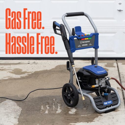 Westinghouse WPX3000e Electric Pressure Washer, 3000 Max PSI and 1.76 Max GPM, Induction Motor, Onboard Soap Tank, Spray Gun and Wand, 5 Nozzle Set, for Cars/Fences/Driveways/Homes/Patios/Furniture - Image 4