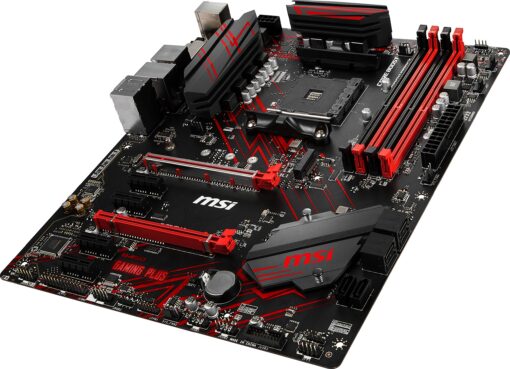 MSI Performance GAMING AMD Ryzen 1st and 2nd Gen AM4 M.2 USB 3 DDR4 DVI HDMI Crossfire ATX Motherboard (B450 GAMING PLUS) - Image 6